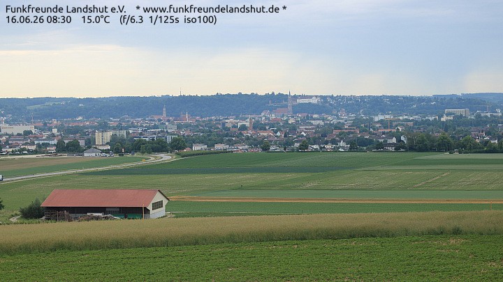 Archiv Foto Webcam Blick auf Landshut in Niederbayern