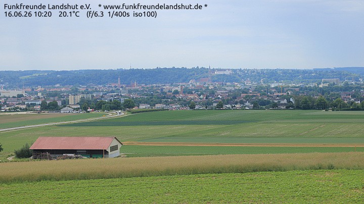 Archiv Foto Webcam Blick auf Landshut in Niederbayern
