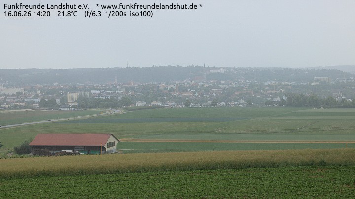 Archiv Foto Webcam Blick auf Landshut in Niederbayern