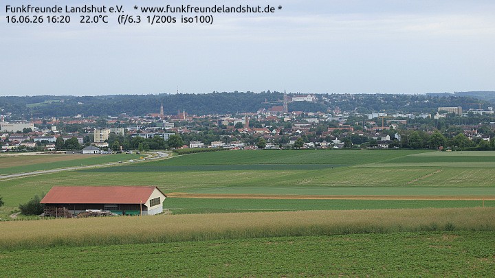 Archiv Foto Webcam Blick auf Landshut in Niederbayern