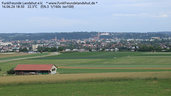 Archiv Foto Webcam Blick auf Landshut in Niederbayern