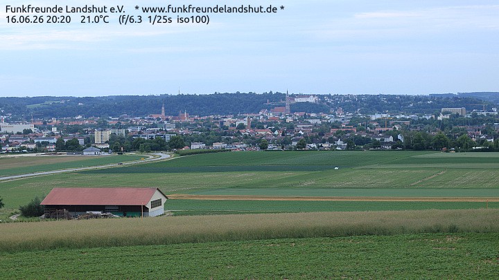 Archiv Foto Webcam Blick auf Landshut in Niederbayern