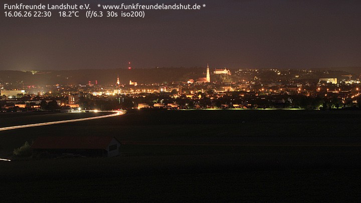 Archiv Foto Webcam Blick auf Landshut in Niederbayern