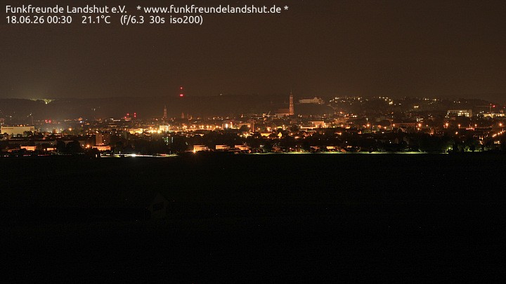 Archiv Foto Webcam Blick auf Landshut in Niederbayern