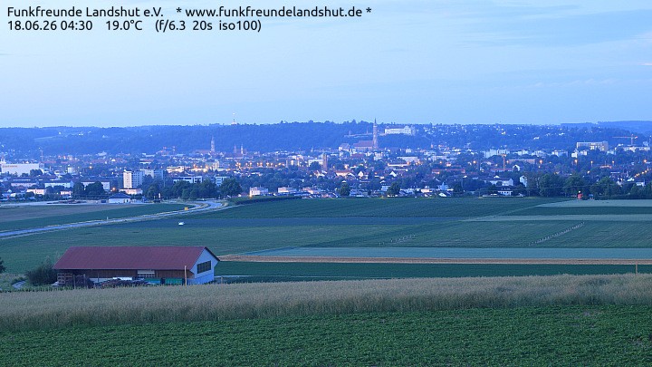 Archiv Foto Webcam Blick auf Landshut in Niederbayern