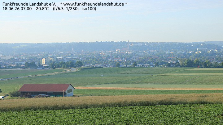 Archiv Foto Webcam Blick auf Landshut in Niederbayern