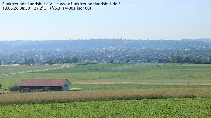 Archiv Foto Webcam Blick auf Landshut in Niederbayern
