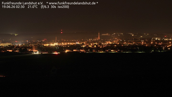 Archiv Foto Webcam Blick auf Landshut in Niederbayern