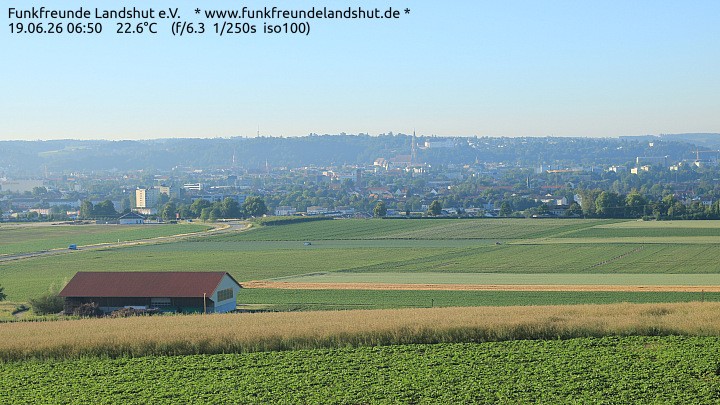 Archiv Foto Webcam Blick auf Landshut in Niederbayern