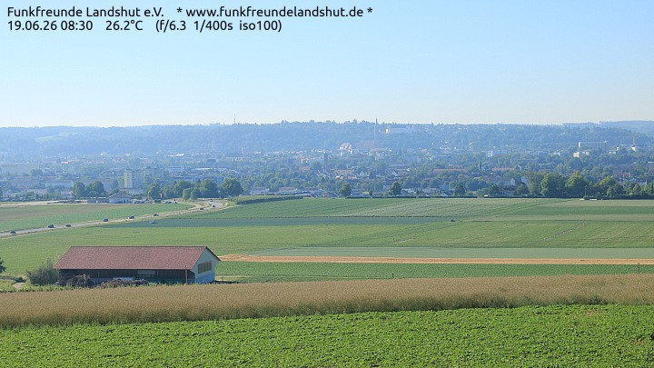 Archiv Foto Webcam Blick auf Landshut in Niederbayern