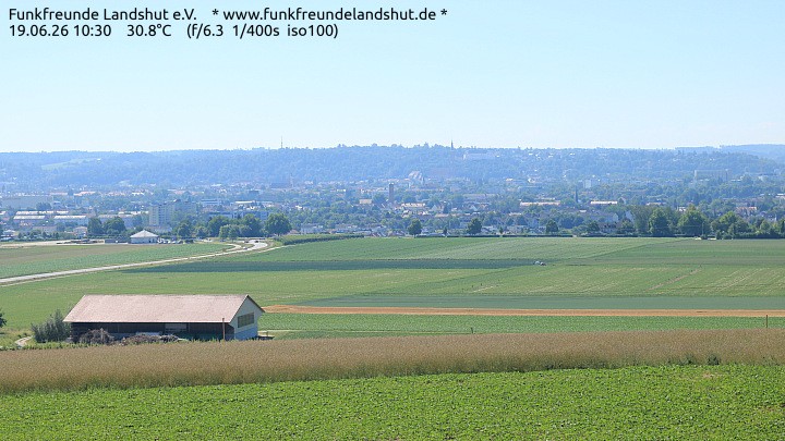 Archiv Foto Webcam Blick auf Landshut in Niederbayern