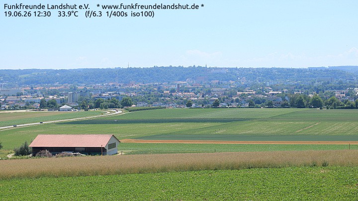 Archiv Foto Webcam Blick auf Landshut in Niederbayern
