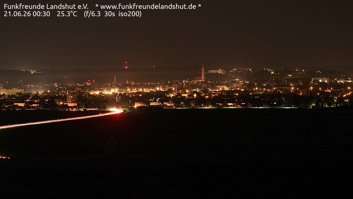 Archiv Foto Webcam Blick auf Landshut in Niederbayern