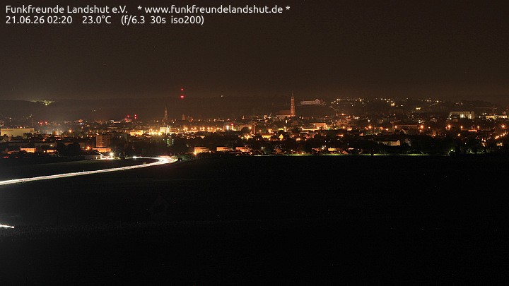 Archiv Foto Webcam Blick auf Landshut in Niederbayern