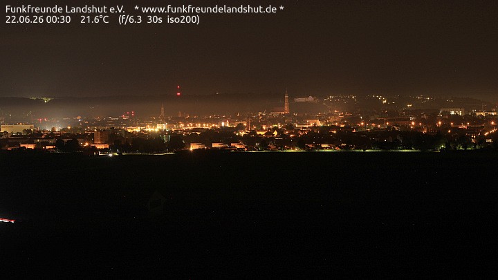 Archiv Foto Webcam Blick auf Landshut in Niederbayern