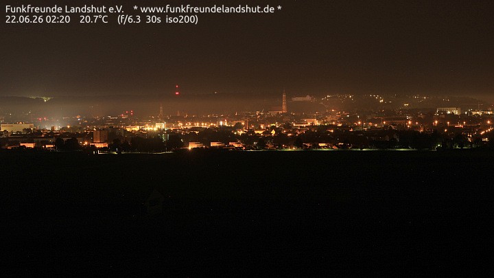 Archiv Foto Webcam Blick auf Landshut in Niederbayern