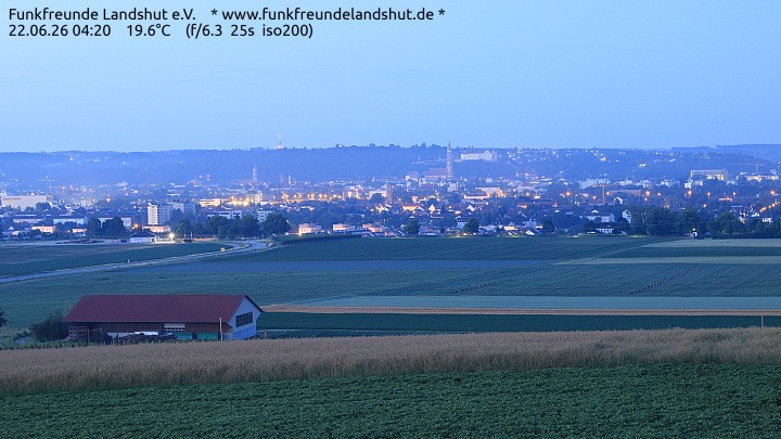 Archiv Foto Webcam Blick auf Landshut in Niederbayern