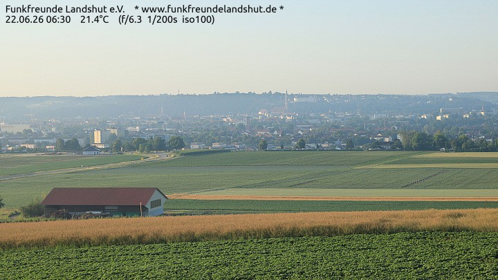 Archiv Foto Webcam Blick auf Landshut in Niederbayern