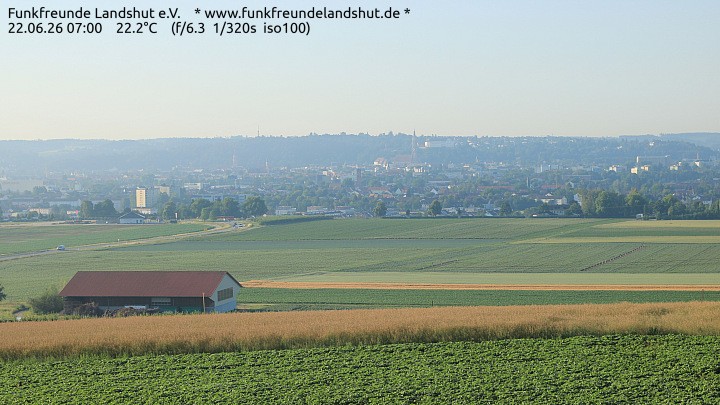 Archiv Foto Webcam Blick auf Landshut in Niederbayern