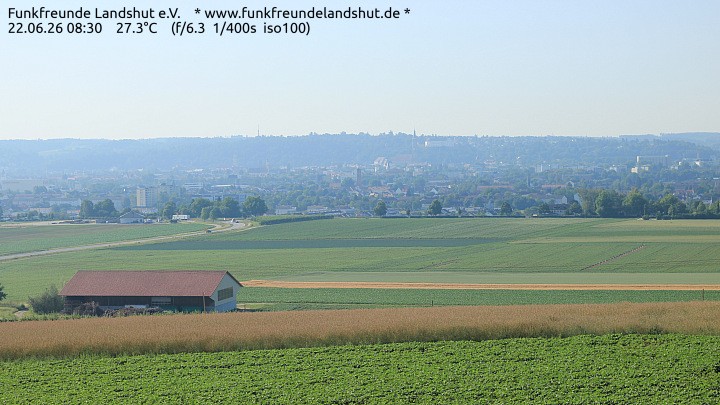 Archiv Foto Webcam Blick auf Landshut in Niederbayern