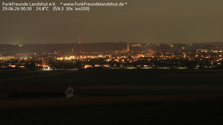 Archiv Foto Webcam Blick auf Landshut in Niederbayern