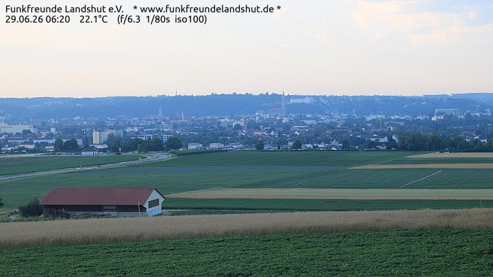 Archiv Foto Webcam Blick auf Landshut in Niederbayern