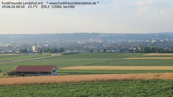 Archiv Foto Webcam Blick auf Landshut in Niederbayern