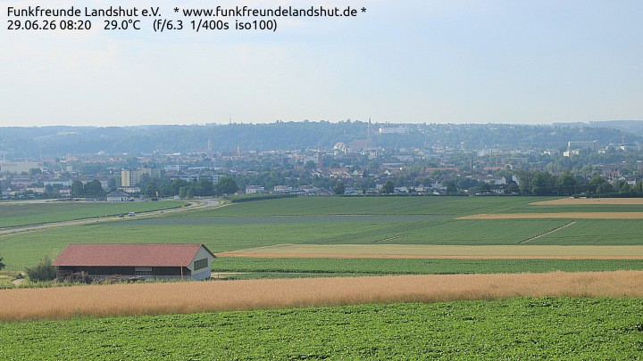 Archiv Foto Webcam Blick auf Landshut in Niederbayern