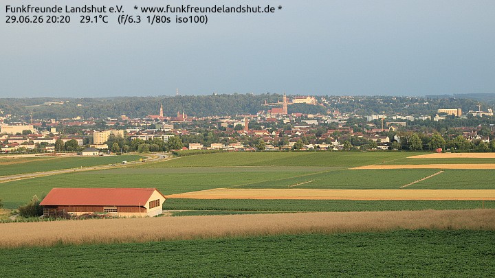 Archiv Foto Webcam Blick auf Landshut in Niederbayern