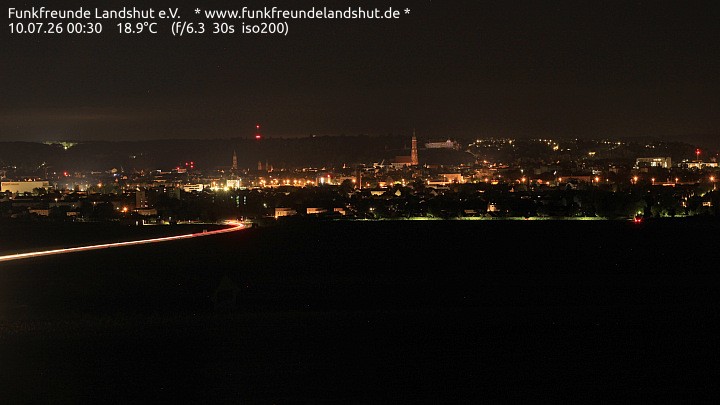 Archiv Foto Webcam Blick auf Landshut in Niederbayern