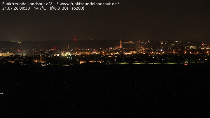 Archiv Foto Webcam Blick auf Landshut in Niederbayern