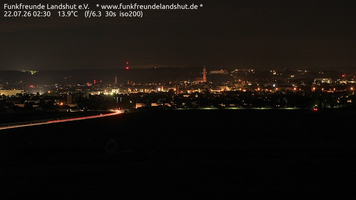 Archiv Foto Webcam Blick auf Landshut in Niederbayern