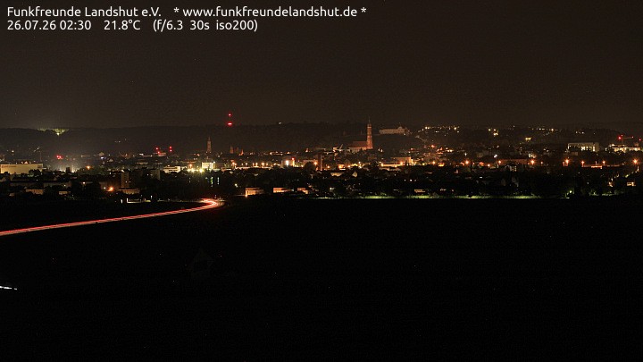 Archiv Foto Webcam Blick auf Landshut in Niederbayern