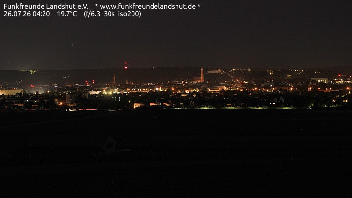 Archiv Foto Webcam Blick auf Landshut in Niederbayern