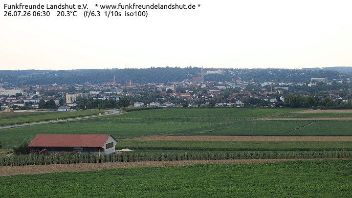 Archiv Foto Webcam Blick auf Landshut in Niederbayern