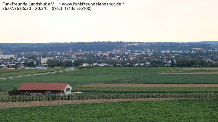 Archiv Foto Webcam Blick auf Landshut in Niederbayern