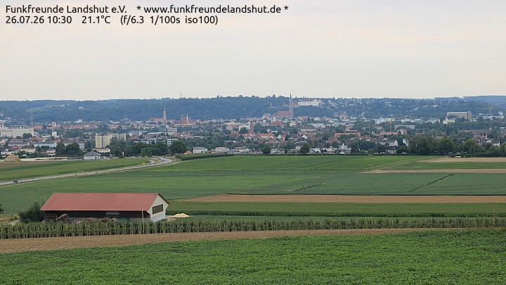 Archiv Foto Webcam Blick auf Landshut in Niederbayern