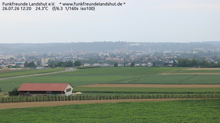 Archiv Foto Webcam Blick auf Landshut in Niederbayern