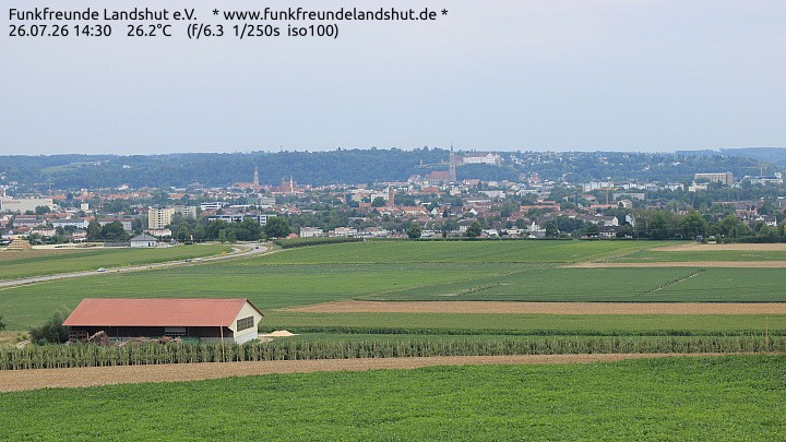 Archiv Foto Webcam Blick auf Landshut in Niederbayern