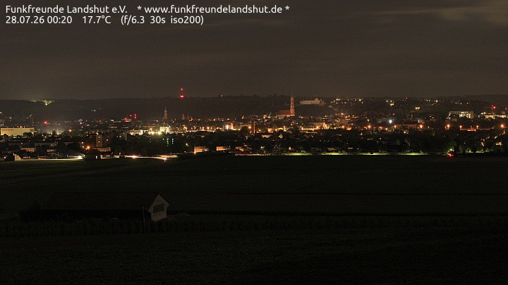 Archiv Foto Webcam Blick auf Landshut in Niederbayern