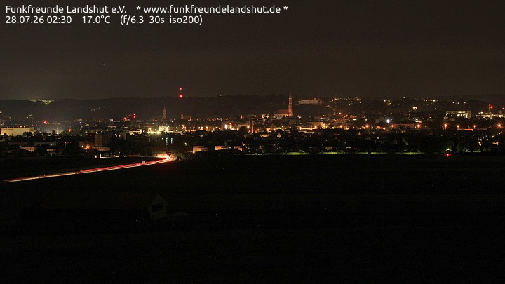 Archiv Foto Webcam Blick auf Landshut in Niederbayern