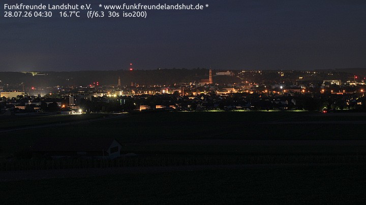 Archiv Foto Webcam Blick auf Landshut in Niederbayern