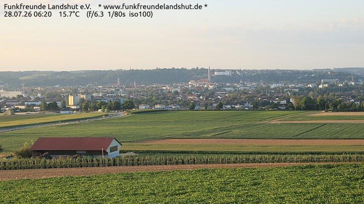 Archiv Foto Webcam Blick auf Landshut in Niederbayern