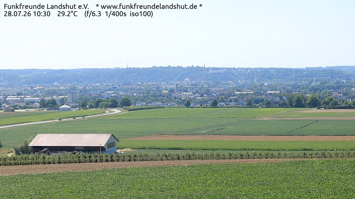 Archiv Foto Webcam Blick auf Landshut in Niederbayern