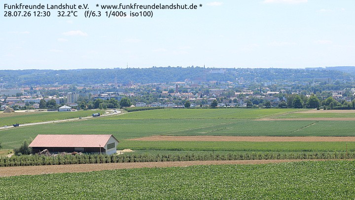 Archiv Foto Webcam Blick auf Landshut in Niederbayern