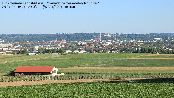 Archiv Foto Webcam Blick auf Landshut in Niederbayern