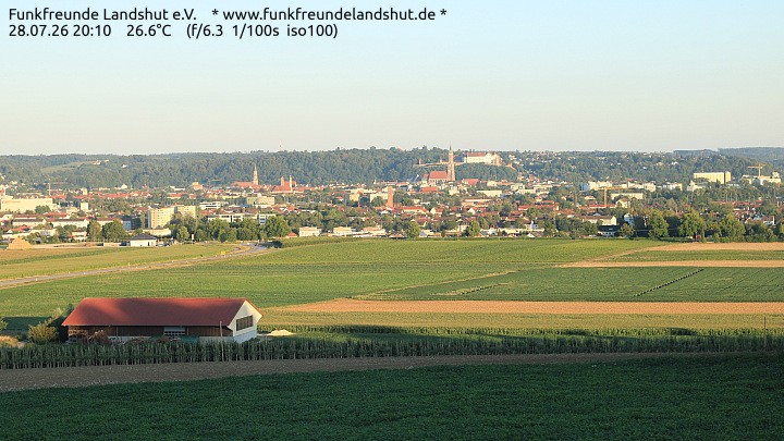 Archiv Foto Webcam Blick auf Landshut in Niederbayern