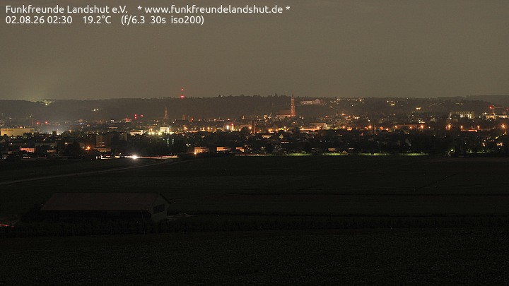 Archiv Foto Webcam Blick auf Landshut in Niederbayern