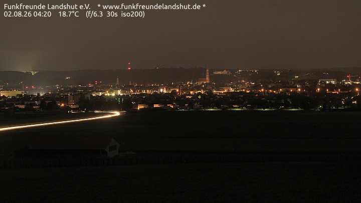 Archiv Foto Webcam Blick auf Landshut in Niederbayern