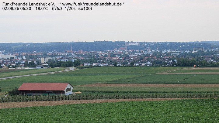 Archiv Foto Webcam Blick auf Landshut in Niederbayern
